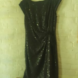 Limited Vintage sparkly dress. Dark grey. M